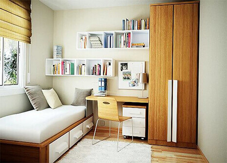 beautiful single bed room