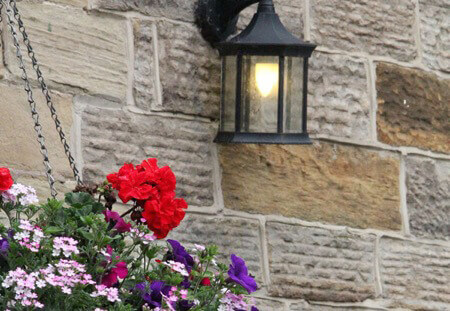 Lamp Post on a Wall